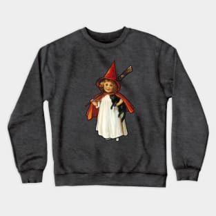 CUTE KITTY WITCH HALLOWEEN2 Crewneck Sweatshirt